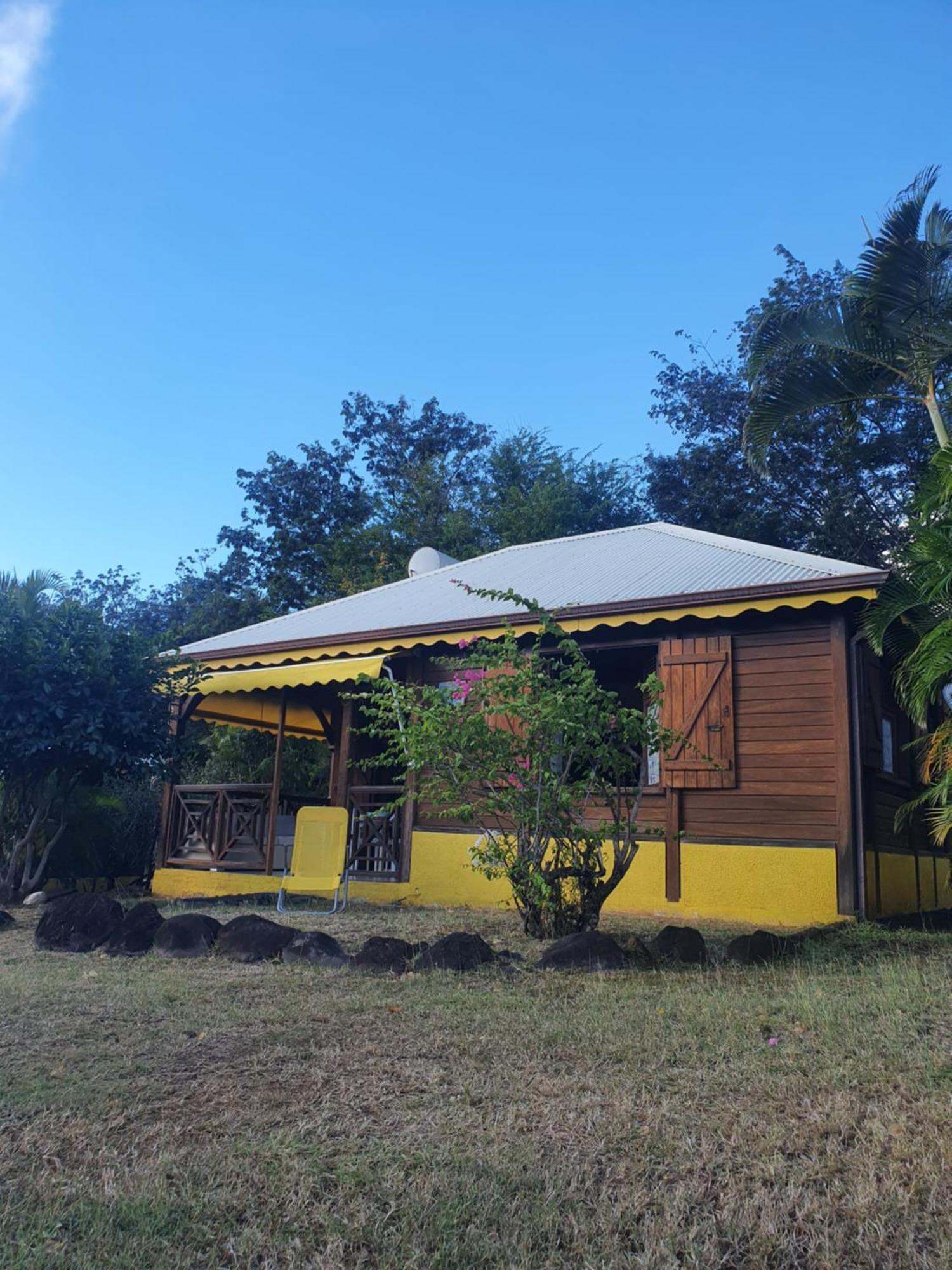 Cottage La Pointe Marine Deshaies Bagian luar foto