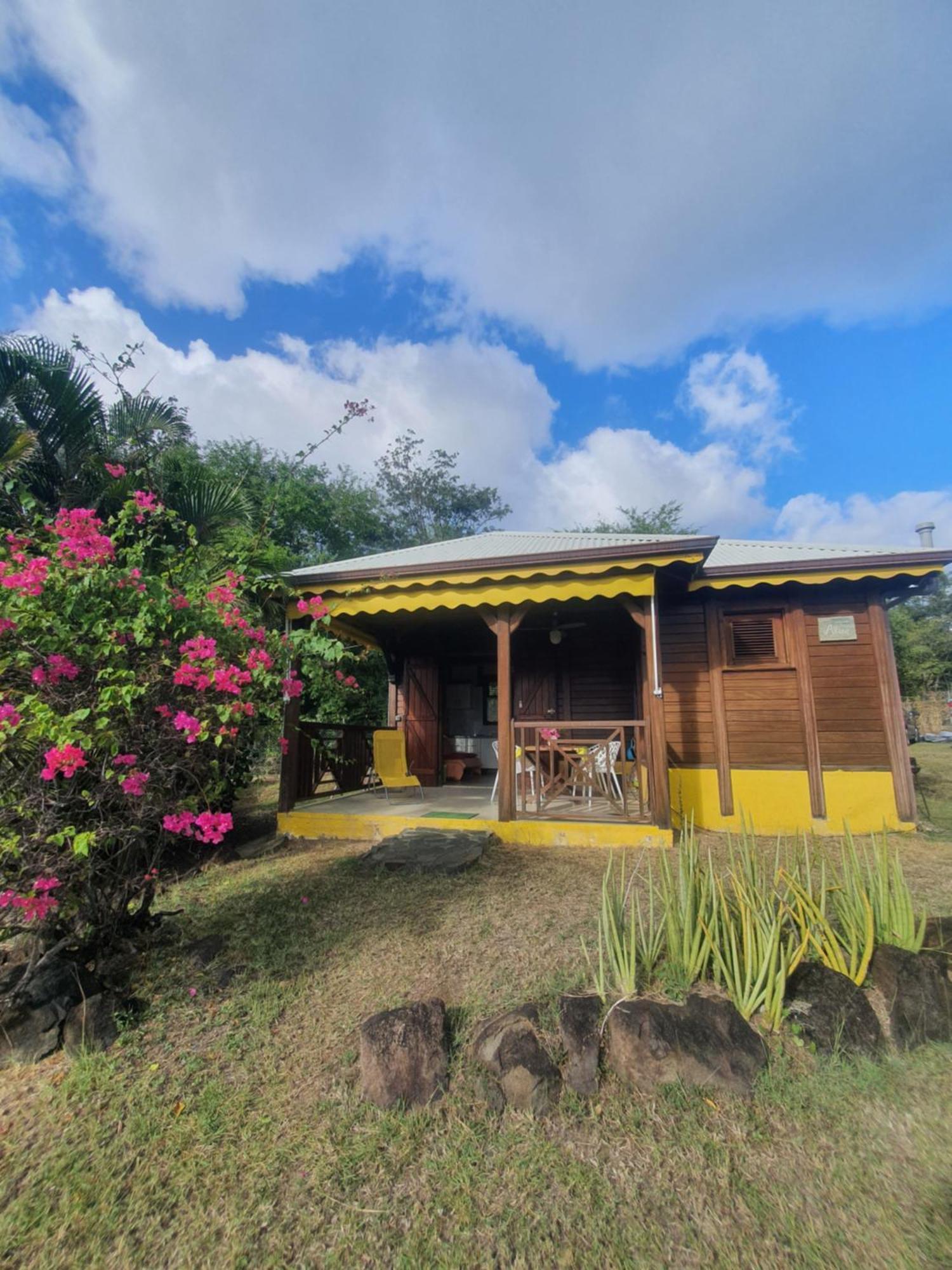 Cottage La Pointe Marine Deshaies Bagian luar foto