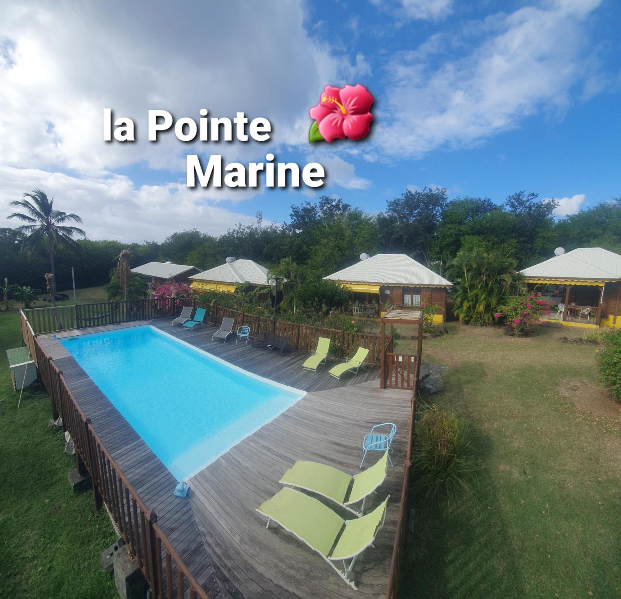 Cottage La Pointe Marine Deshaies Bagian luar foto